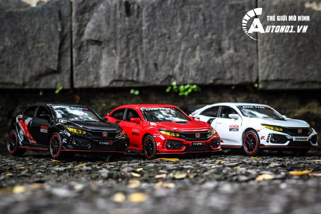 Honda Civic type R Car Model Alloy 1 32 Diecast Cars Model Car Toy Vehicles Toys For Children Gifts