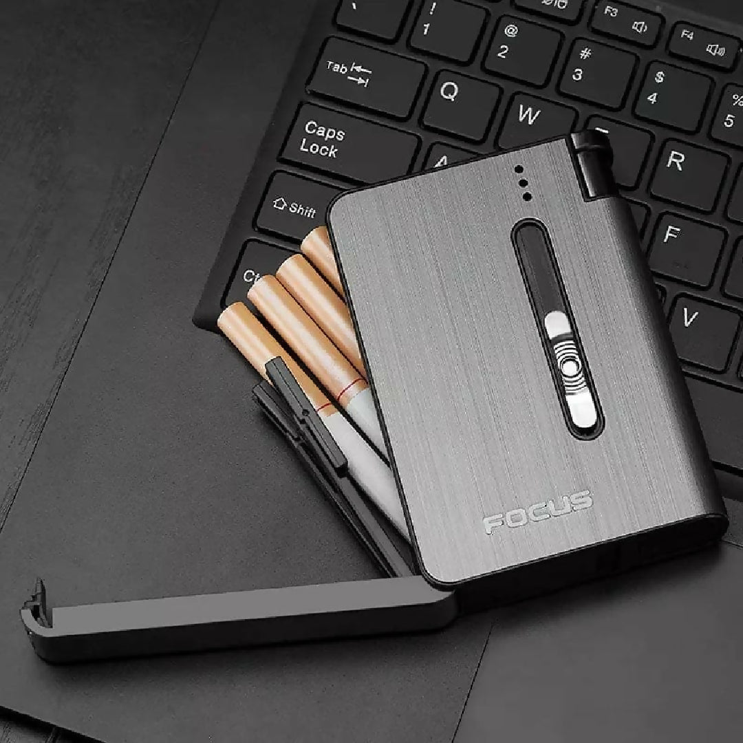 focus cigarette case price in pakistan Aluminium (Free Lighter) Theprintingsolutions Amazon.com: FOCUS Aluminium Alloy Automatic