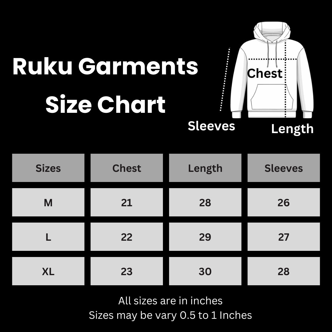 Hoodies All Over Printed | Unisex - Ruku Garments