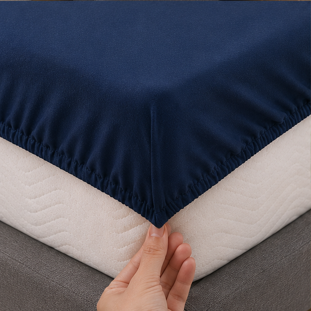 Imported Quality Waterproof Mattress Cover In Fitted Sheet Style For King or Double Size 72 BY 78 Premium Quality Mattress Protector with Strong Elastic Grip All Sizes Available