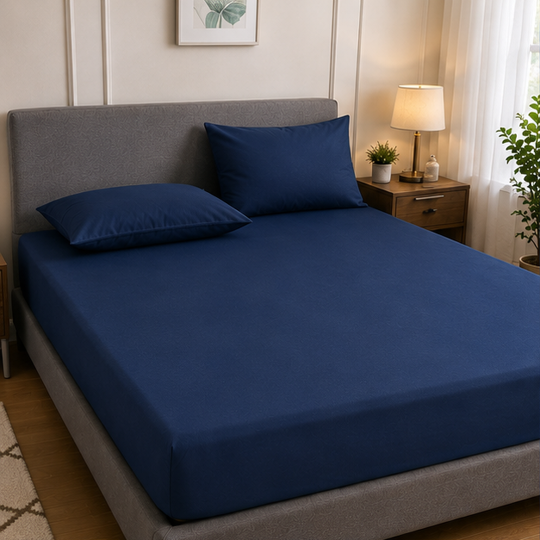Imported Quality Waterproof Mattress Cover In Fitted Sheet Style For King or Double Size 72 BY 78 Premium Quality Mattress Protector with Strong Elastic Grip All Sizes Available