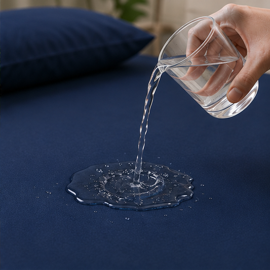 Imported Quality Waterproof Mattress Cover In Fitted Sheet Style For King or Double Size 72 BY 78 Premium Quality Mattress Protector with Strong Elastic Grip All Sizes Available