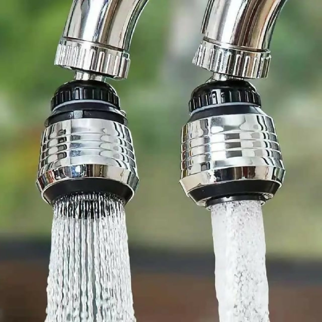 Pack of 2 Multifunctional 360 Water Faucet Kitchen Sink Faucet Sprayer Water Saving Aerator 360 Rotatable