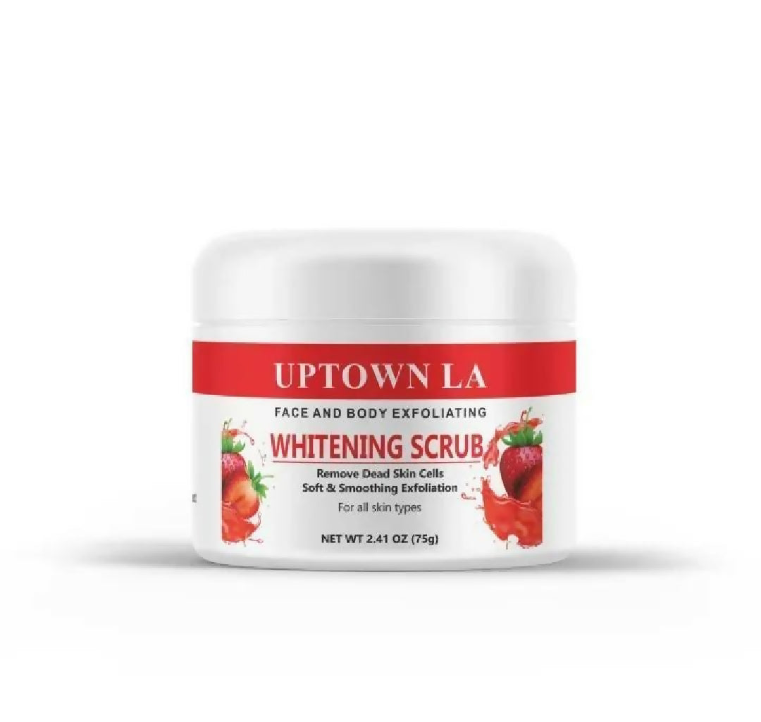 Uptown LA Whitening Scrub Deep Cleansing Brightening Exfoliating Care For Soft Glowing Skin