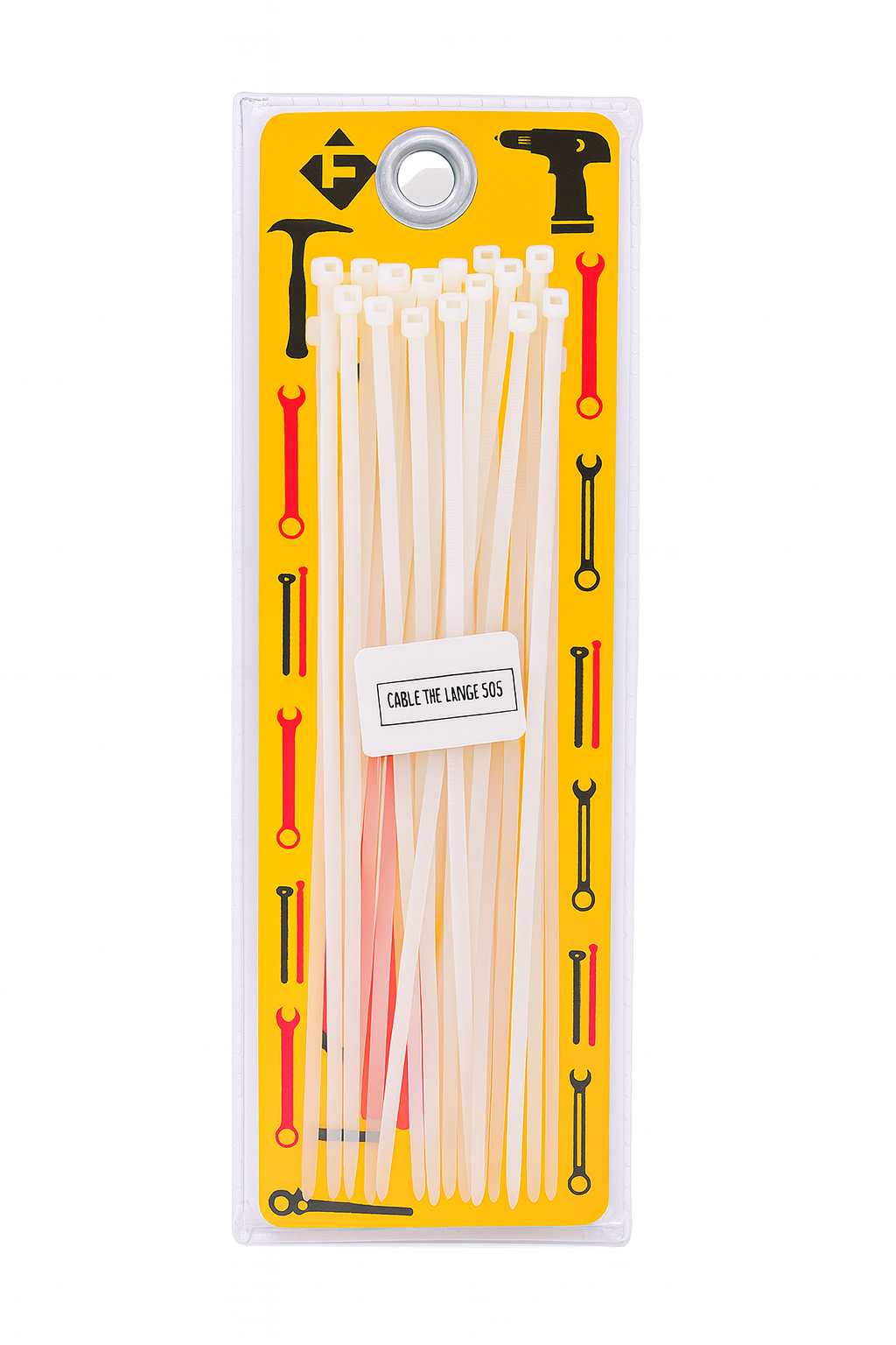 Fasnaa Cable Ties Large  50 Pcs Heavy Duty Fastening Set for Home and Industrial Use