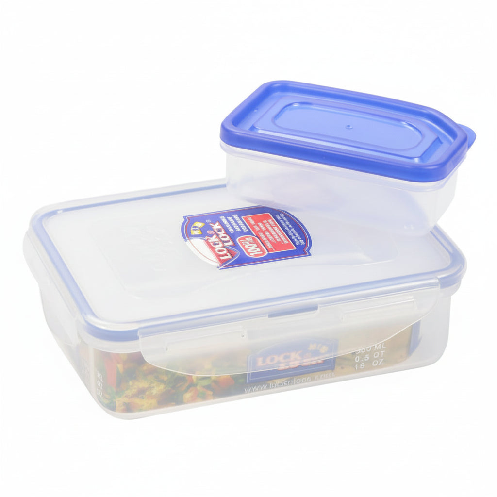 Rectangular Lunch Roti Box 550ML LHPL815L