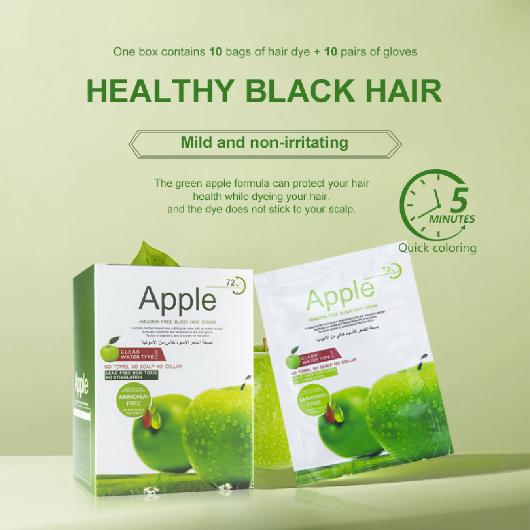 10 Pcs Box Hair Color Shampoo 30ml in Bags High Quality Home Use Fast Ammonia Free Black Hair Dye Cream No Damage to the Hair