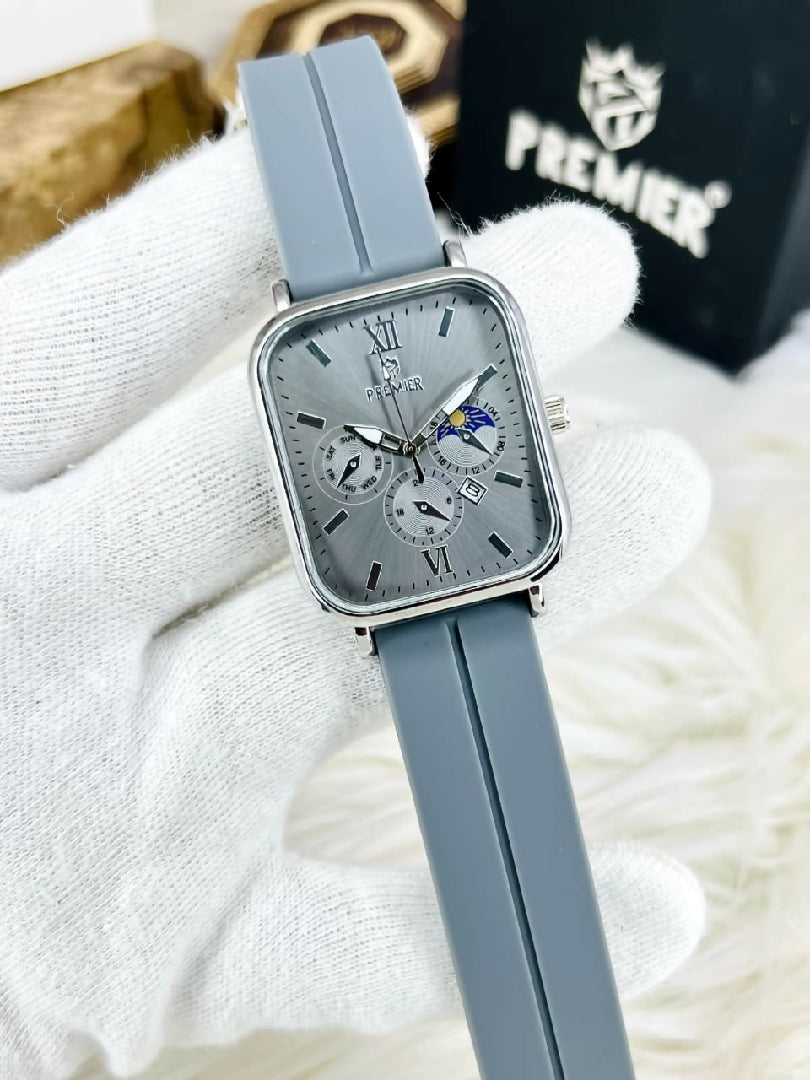 Premier Square Clssic Multi-Function Watch
