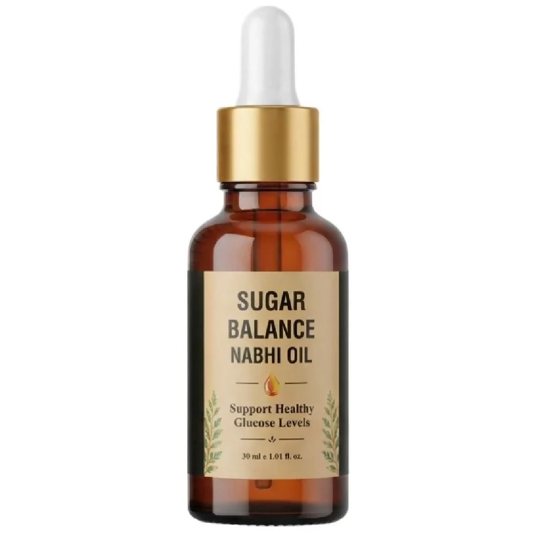 Sugar Balance Nabhi Oil Herbal Belly Button Massage Oil Ayurvedic Inspired Navel Care Oil 30ml