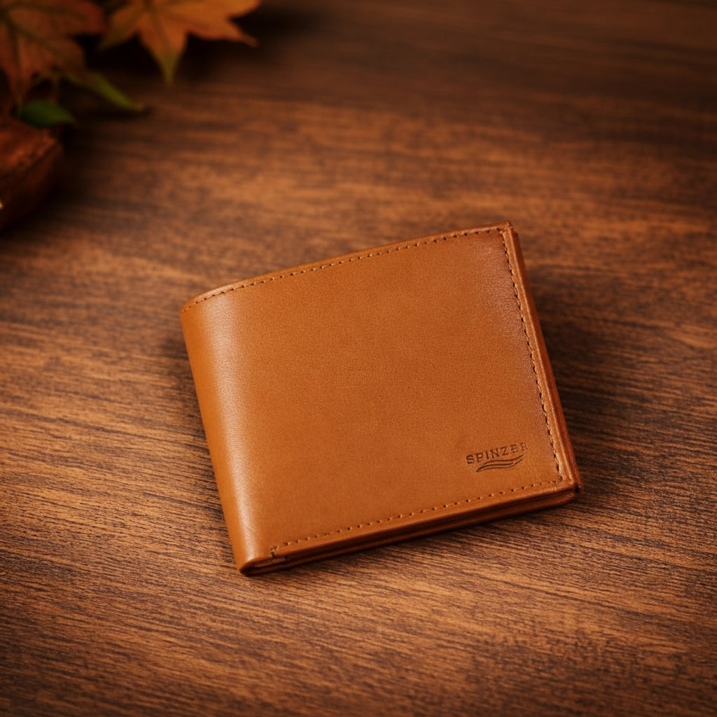 Spinzer Leather Brown Wallet
