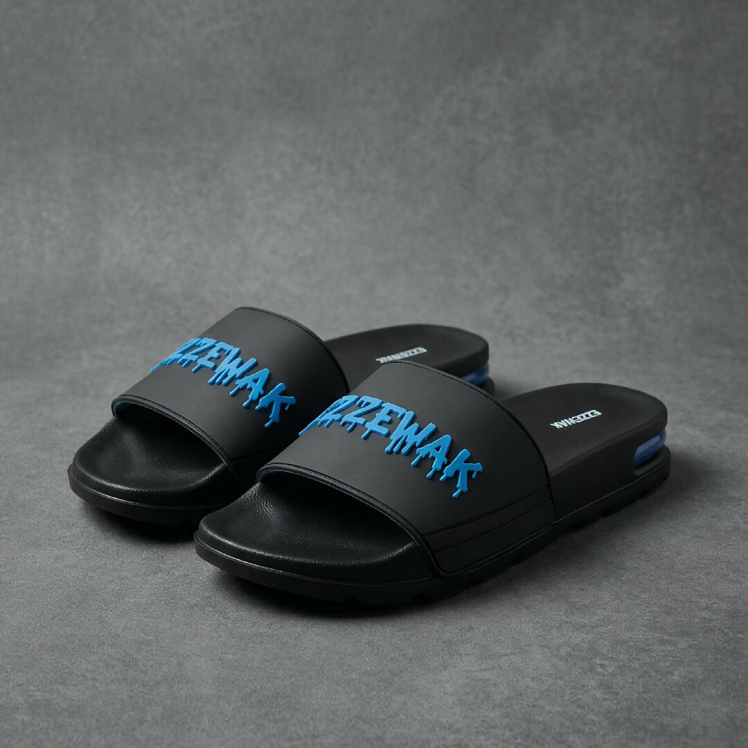 Mens Air Cushion Comfort Slides Trendy Soft Sole Summer Slippers