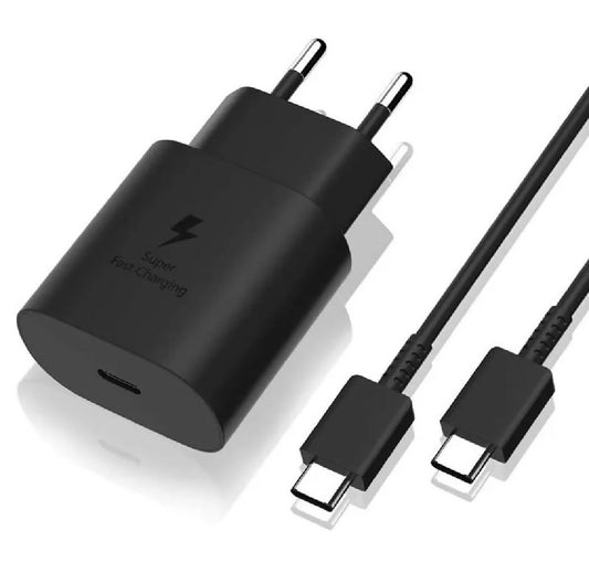 Samsung 25W with original type c to c cable PD fast charger