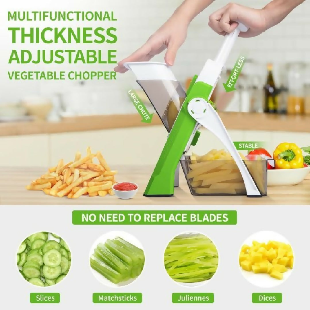 Safe and Multifunctional Mandoline Slicer