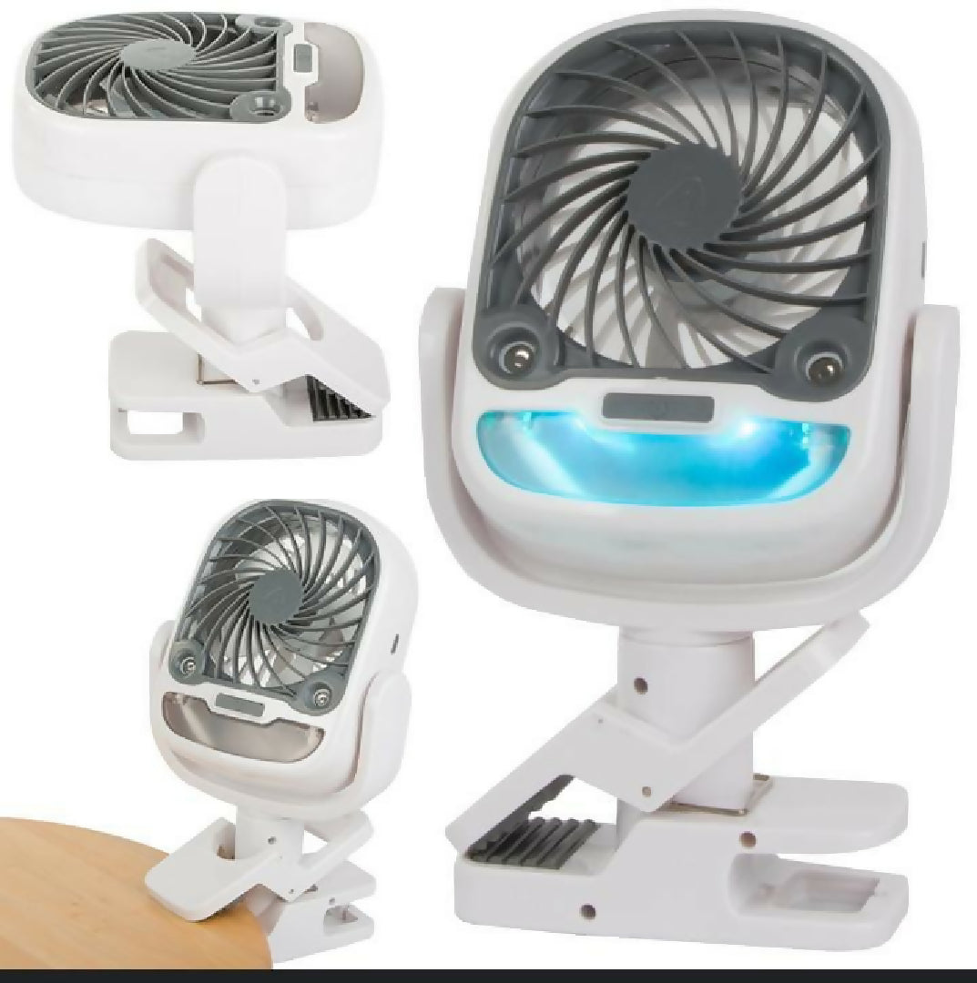 Desk fan standing stick air humidifier USB RGB 2in1