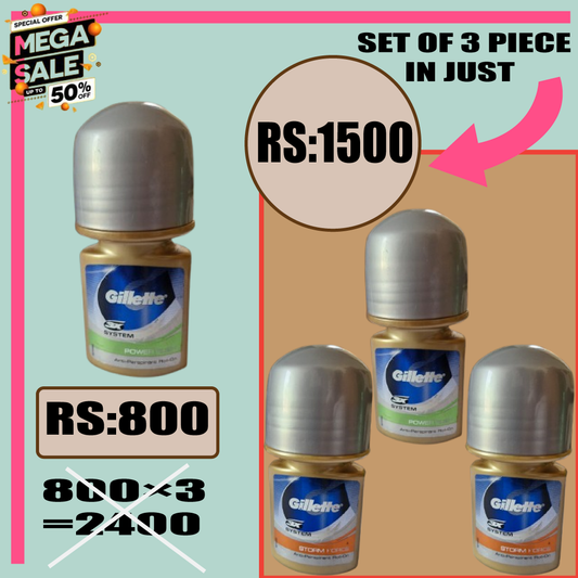 Set of 3 Care Free wet look hair gel in 100 ml