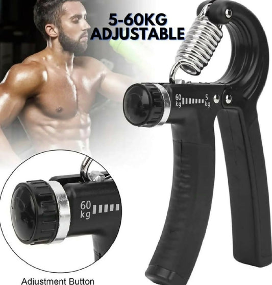 Hand Grip Strengthener Adjustable Resistance Wrist Strengthener Forearm Gripper Hand Workout Squeezer Grip Strength Trainer - Random Color