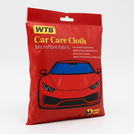 WTB Car Care Cloth 40x60CM Medium  Ultra Soft Microfiber Cleaning Towel for Scratch Free Car Detailing