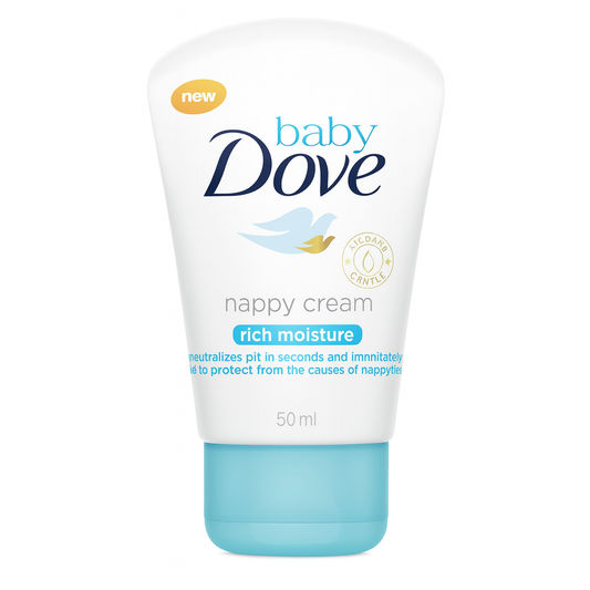 New baby nappy cream rich moisture and smooth skin in 50 ml
