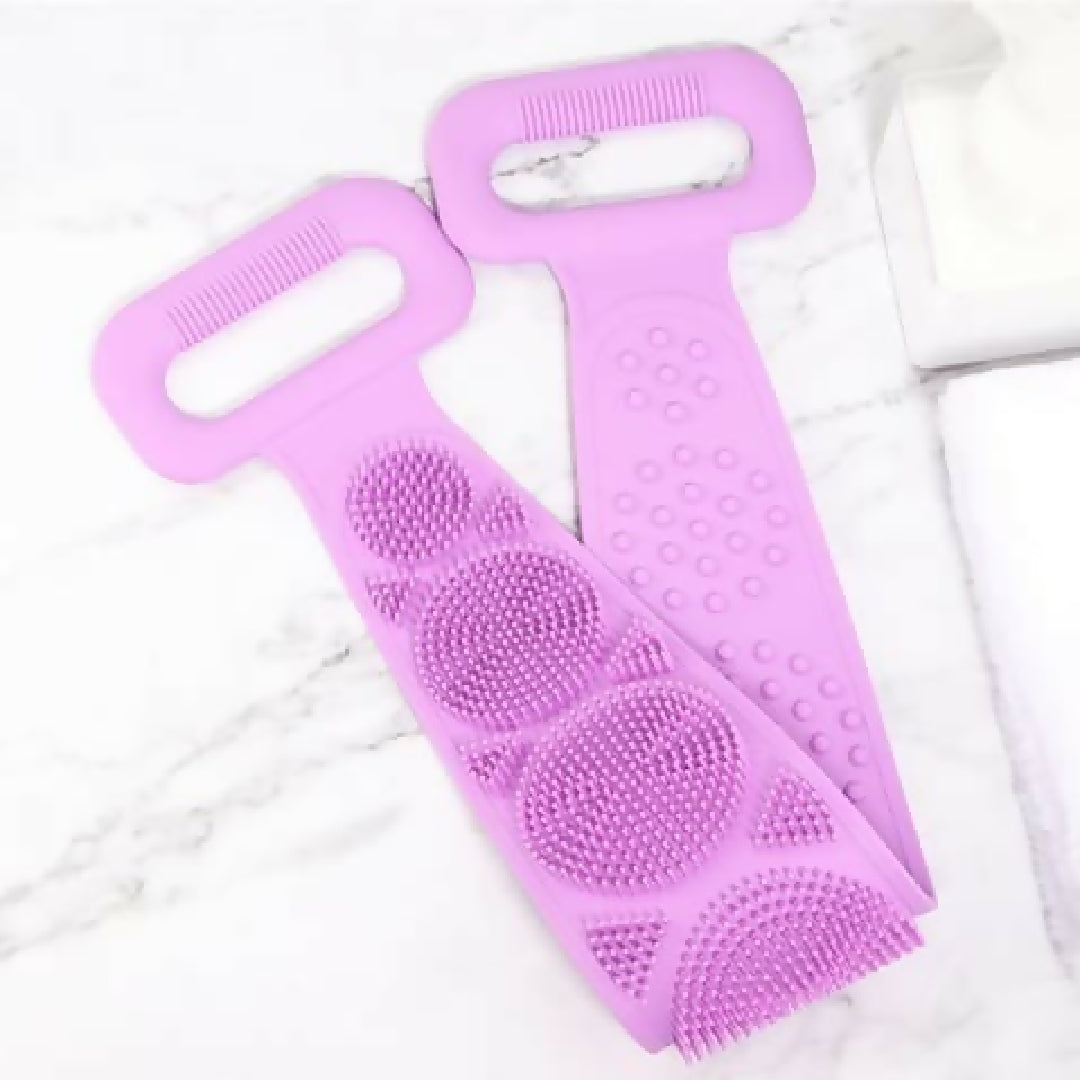 Double Side Bath Towel Scrubber Random Color
