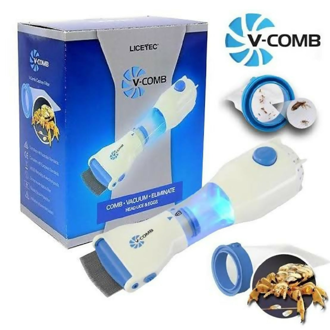 V Comb Electric Anti Lice Removal Machine Stainless Steel Comb Technology