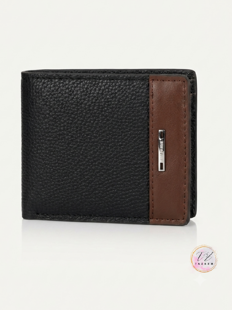 Leather Brown And Black Wallet