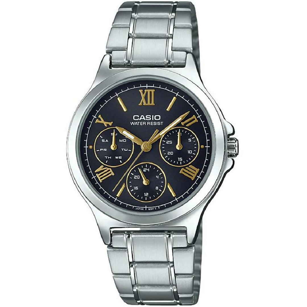 CASIO WOMAN WATCHES MULTI FUNCTIONS WATCH SILVER CASUAL WEAR