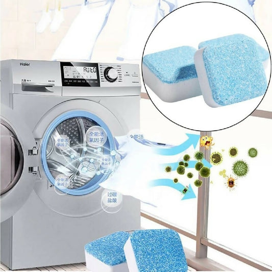 Tab Washing Machine Cleaner - Effervescent Detergent Tablets Deep Clean for Washer - Pipes Keeps Machine Fresh