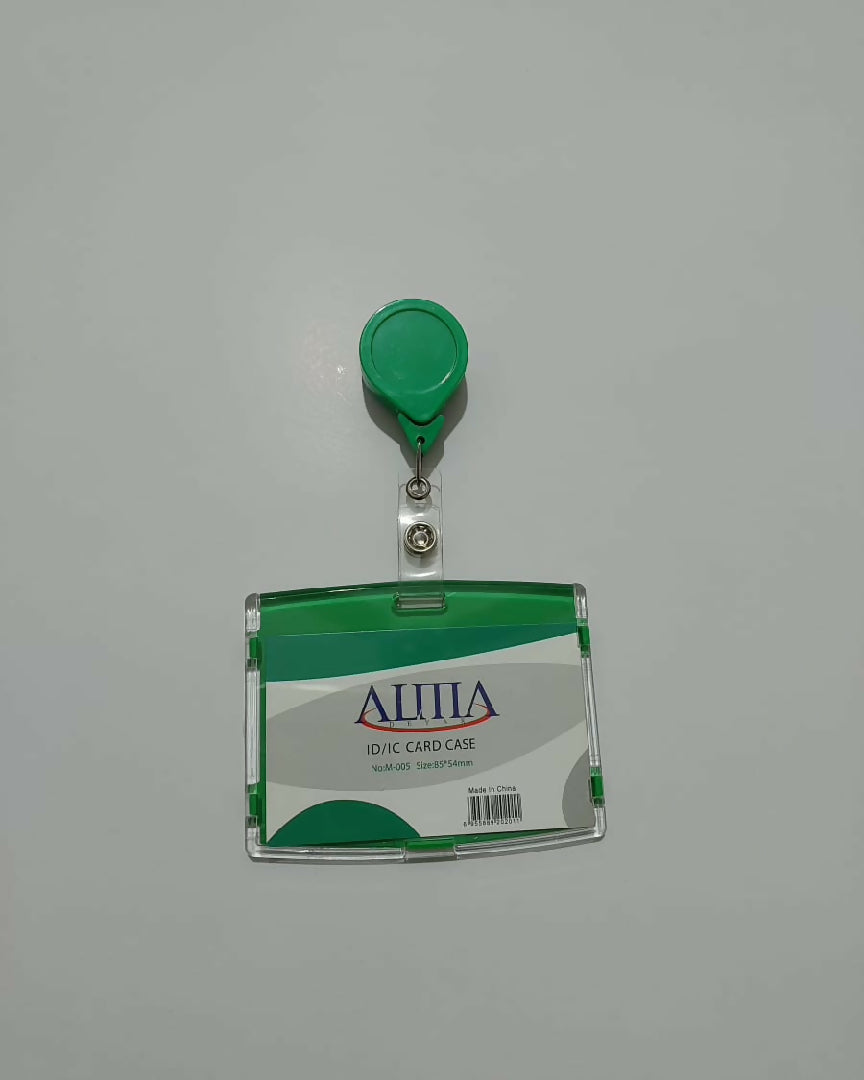 Retractable ID Card Holder