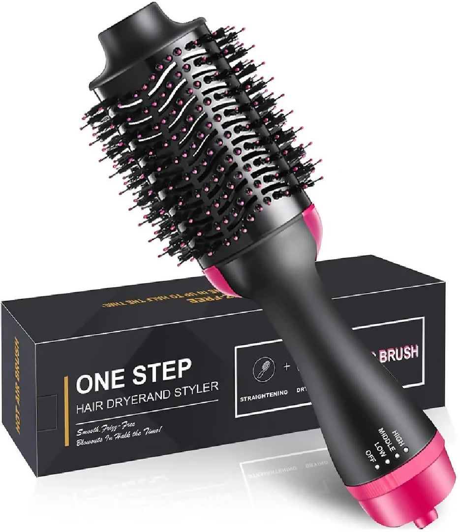 One Step Hair Brush And Dryer - Hair Volumizer Styler Comb 1000W Hair Straightener Curler Roller - One Step Hair Curler