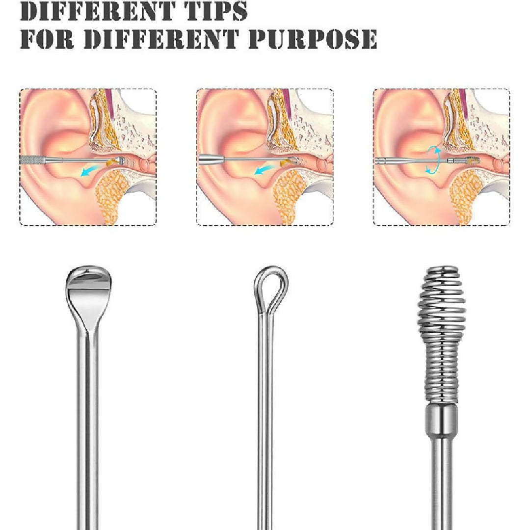 Earwax Removal Kit Set Of 6 - Buy 01 and Get 01 Free