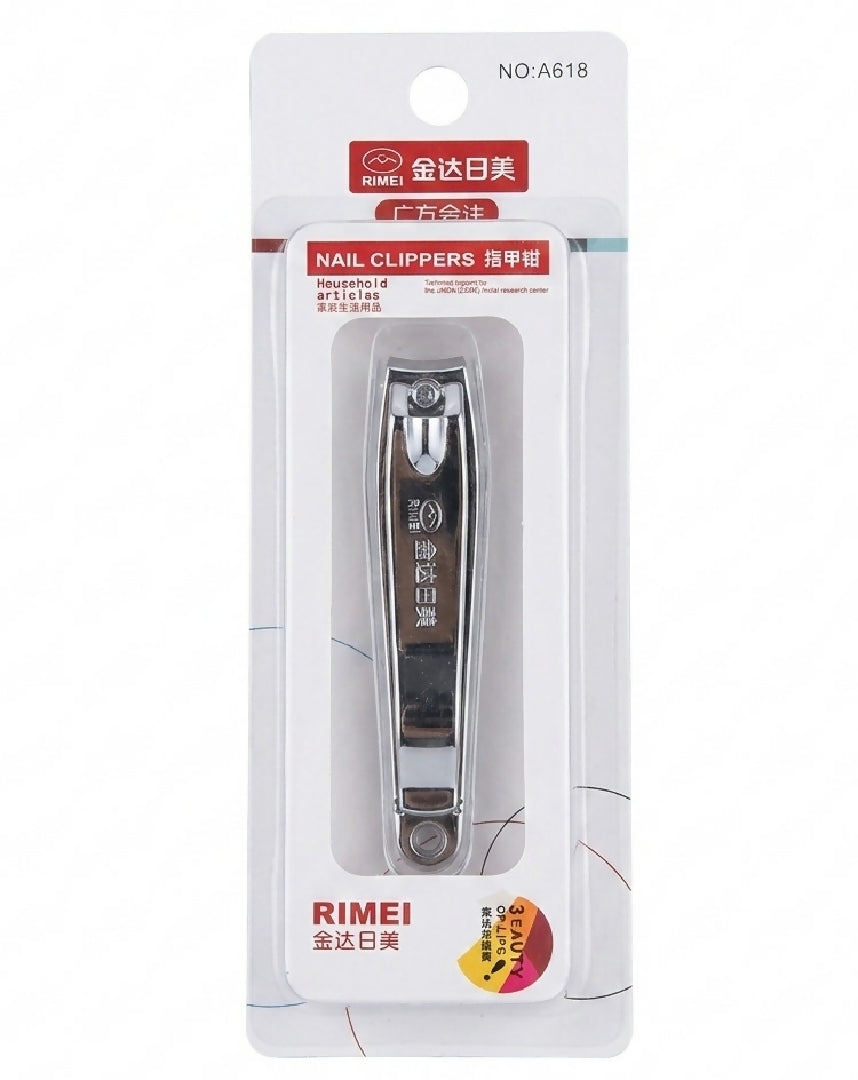 RIMEI Stainless Steel Nail Clipper Sharp Nail Cutter Portable Nail Clippers