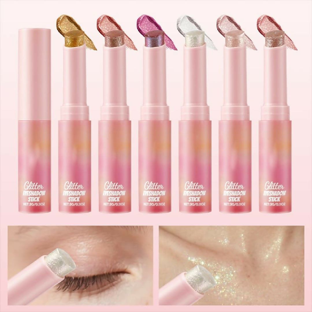 2 In 1 Jelly Shiny Shimmering Eyeshadow Stick - Long Lasting Glow Makeup Stick - Shade 1
