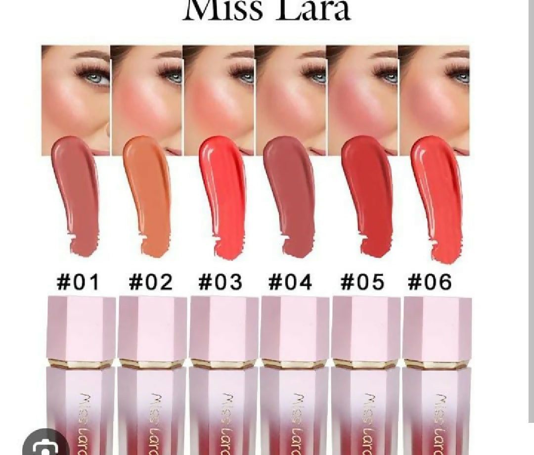 Miss Lara Natural Cheek Tint Liquid Blush 1 Piece