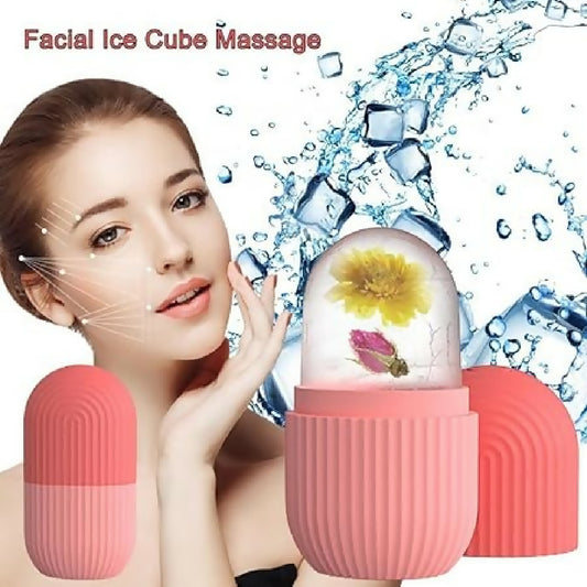 Reusable Facial Ice Roller for Face - Enhance Skin Glow Shrink and Tighten Pores - Random Color