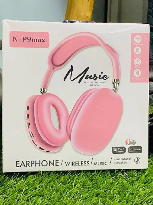 NP9 Max Wireless Headphones with Deep Bass Long Playtime and Noise Cancelling