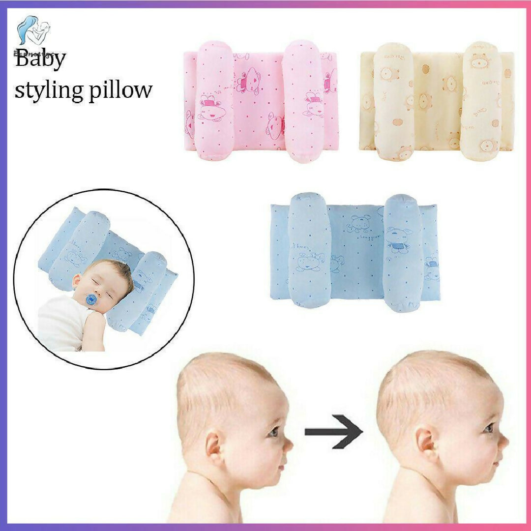 Ultimate 4-in-1 Baby Safety and Growth Bundle - Anti-Slip Knee Pads - Head Shaping Pillow - Fruit Feeder Pacifier and Adjustable Cloth Diaper