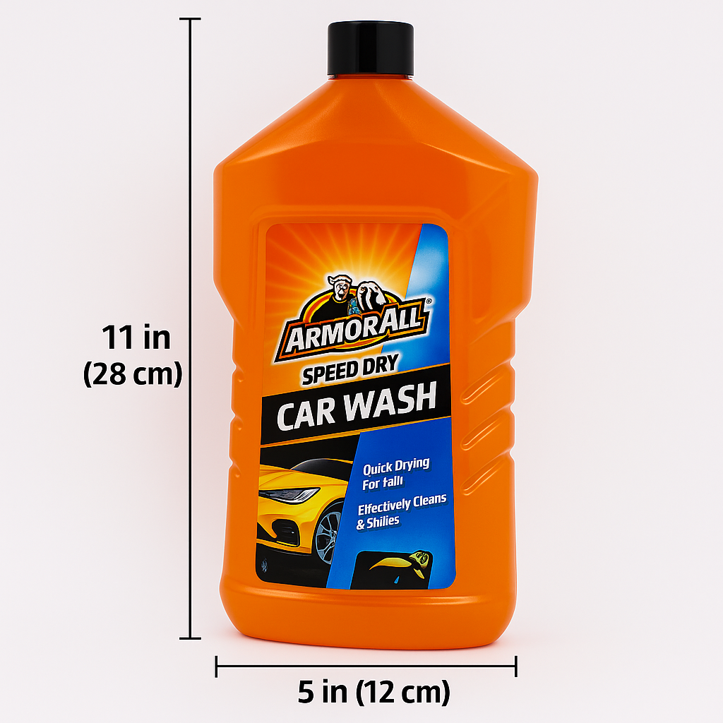 Armor All Car Wash 1 Ltr  Premium pH Balanced Car Shampoo for Deep Cleaning and Brilliant Shine