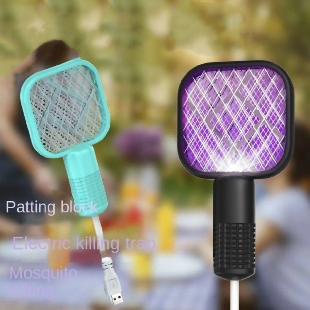 USB Charge Mosquito Killer Lamp Trap Machine Mosquito Killer Racket Electric Machar Mosquito Killer Repellent Machine Pocket Size Mosquito Killer Lamp Night Bulb Mosquito Catcher UV Light Mini Electric Mosquito Repellent for Indoor and Outdoor