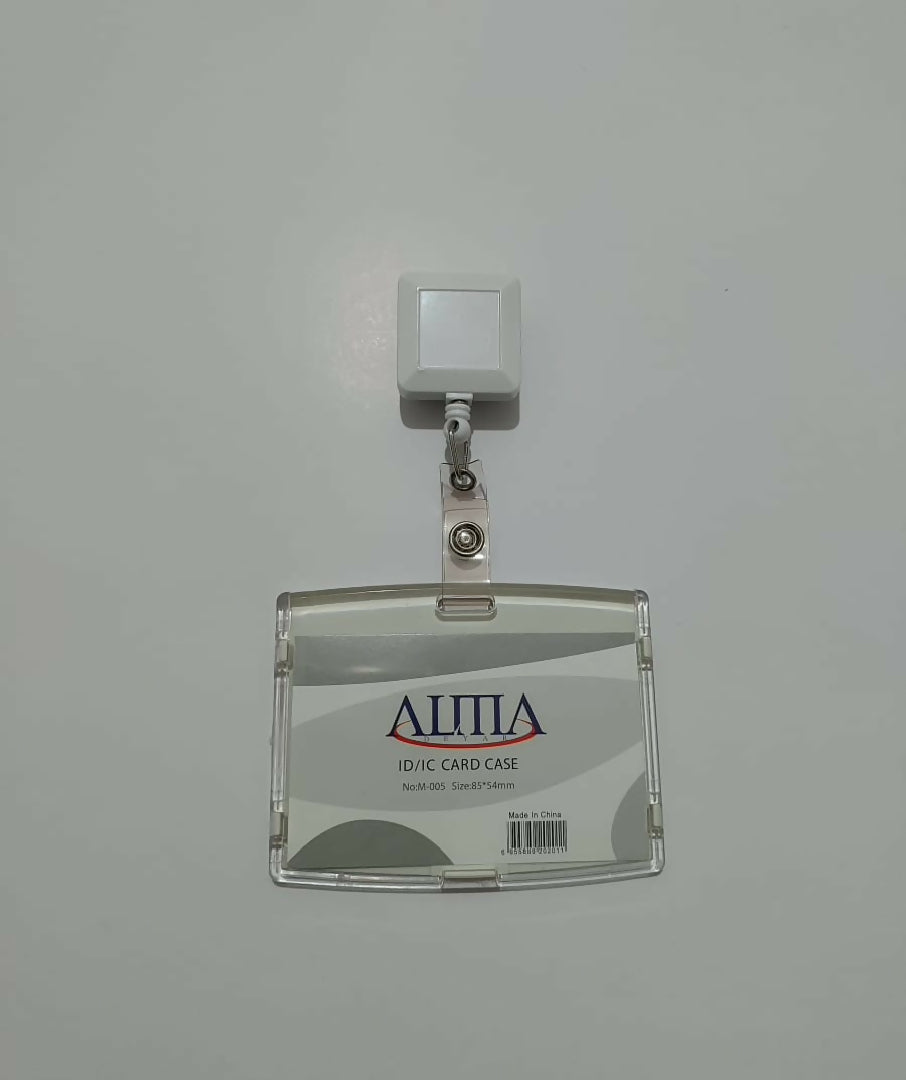 Retractable ID Card Holder