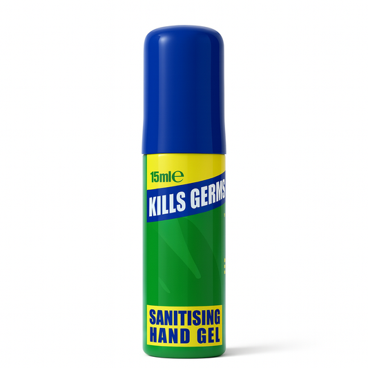Hand spray sanitizing gel to kill germs non sticky texture and for sanitizing toilet seats in 15ml
