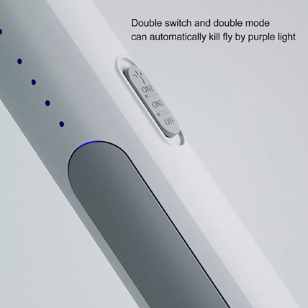 Rechargeable Electric Mosquito Killer Racket 2 In 1 LED Flash Light - Random Color