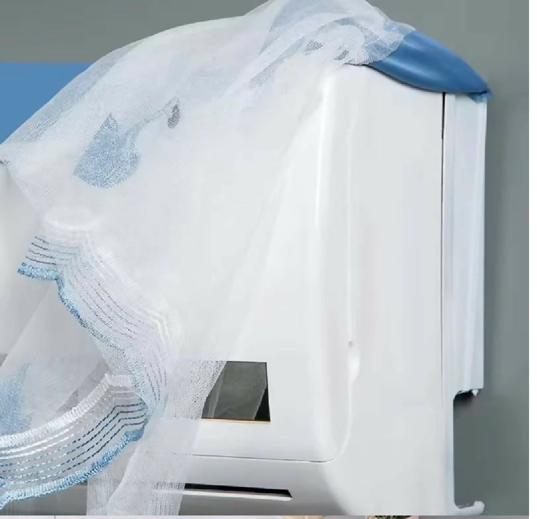 Transparent Ac Cover Inner 1 Ton 1 5 Ton Double Layer Dust Proof Waterproof AC Cover Adjustable Indoor Air Conditioner Cover