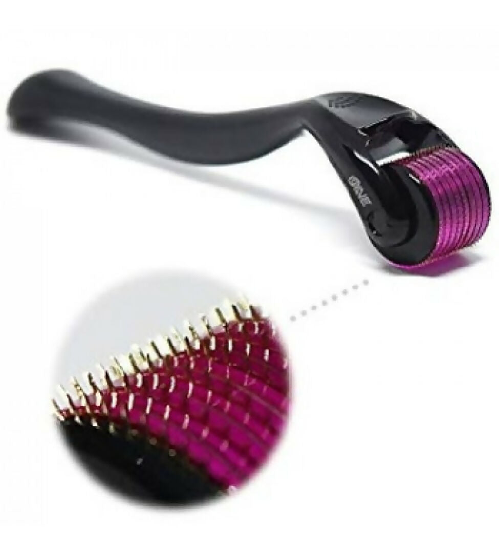 Combo Deal Of - Derma Roller 540 Titanium Needle 0-5 - Flawless Jade Roller With Guasha Stimulates Healthier Skin