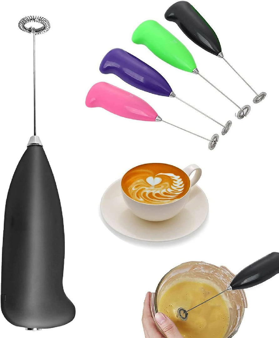 Electric Egg Beater Milk Drink Coffee Whisk Mixer Foamer - Mini Handle Stirrer
