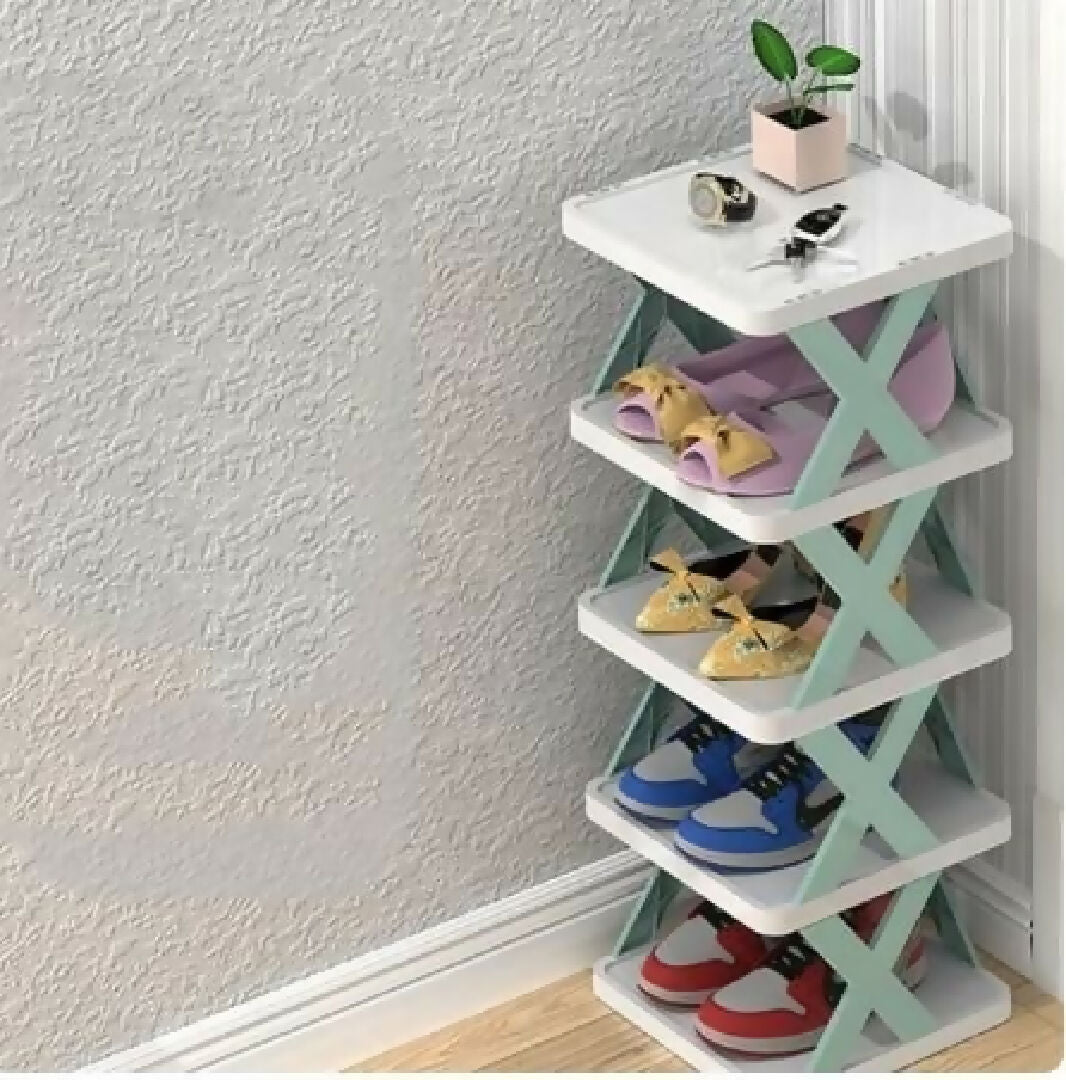 5 Layer Plastic Shoe Rack Organizer