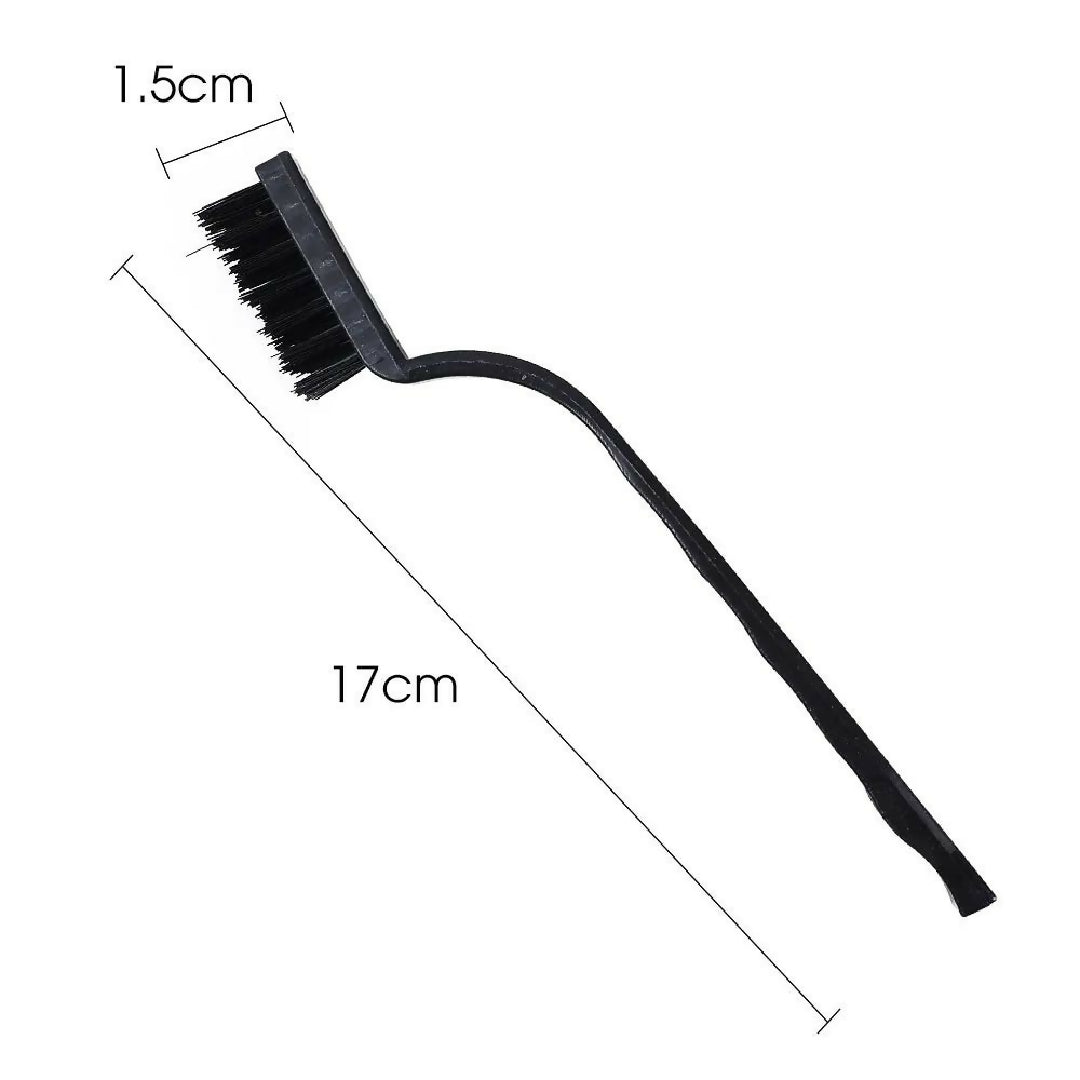3pcs Set Gas Stove Cleaning Brush 3style Brush Head Nylon Iron Wire Copper Wire Powerful Decontamination Brush Kitchen Tools