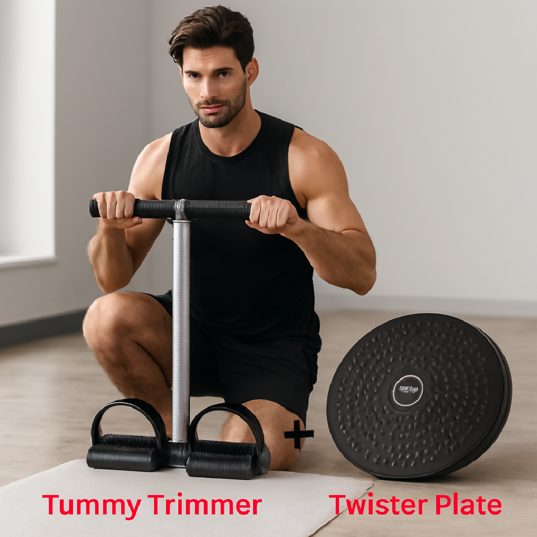 Twister Exercise Machine Tummy Trimmer Home Gym Fitness Equipment Set
