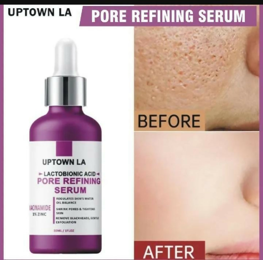 Uptown LA Pore Refining Serum for Face Smooth Bright and Healthy Skin Care