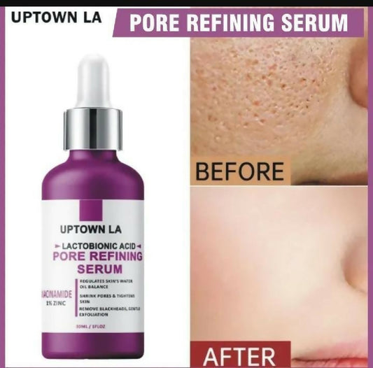 Uptown LA Pore Refining Serum for Face Smooth Bright and Healthy Skin Care