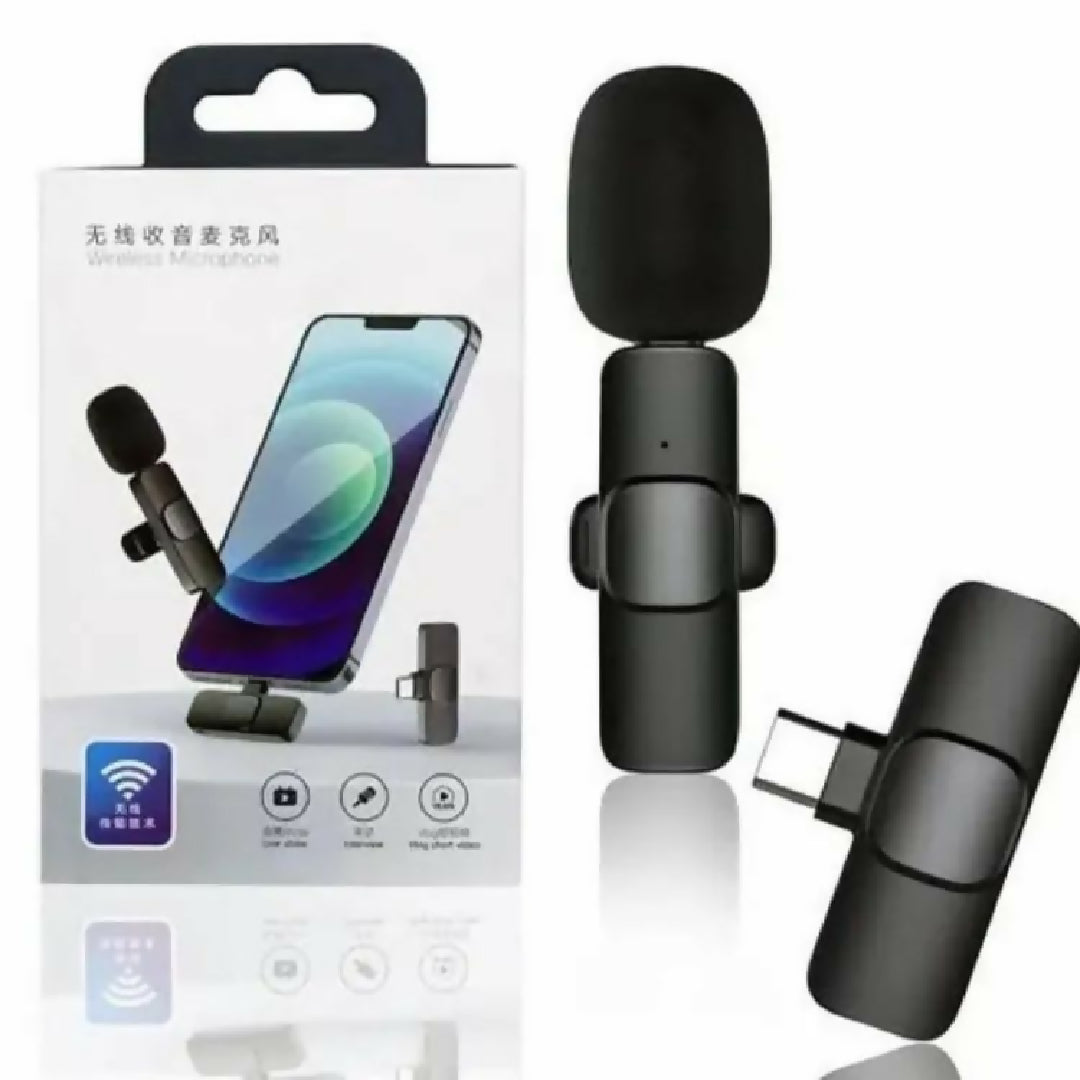 Wireless MIC K8 MICROPHONE Vlogging Mic With Microphone Accessories Video For Type C Android IOS Lightining 3 5mm Jack
